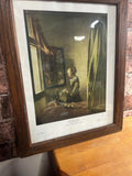 Jan Vermeer 'Girl Reading A Letter' Framed Print