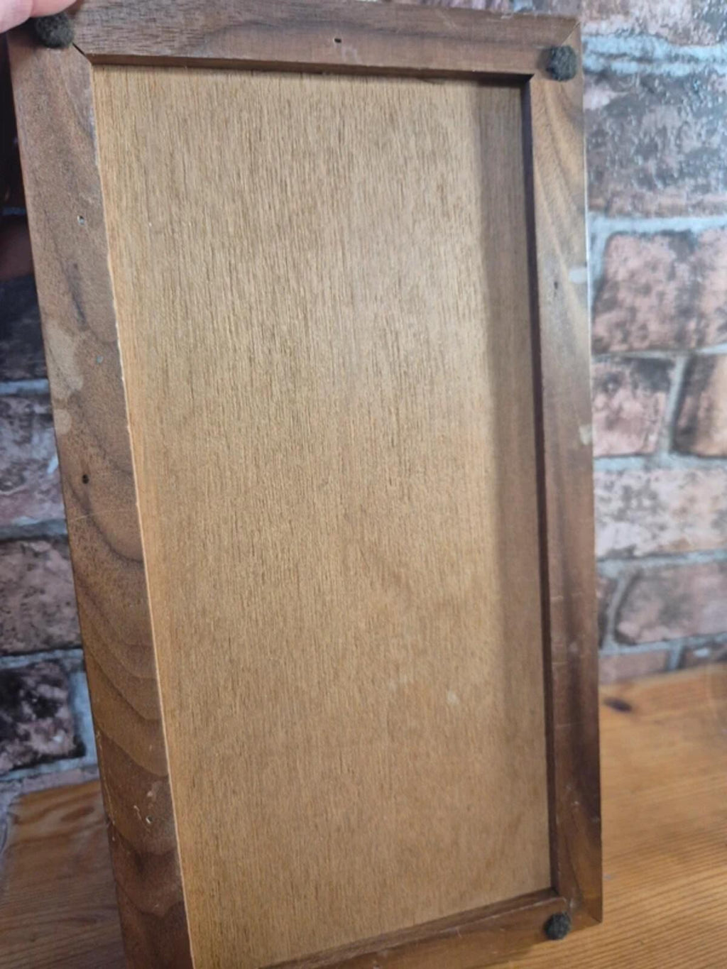 Vintage Teak Mid Century Lined Box