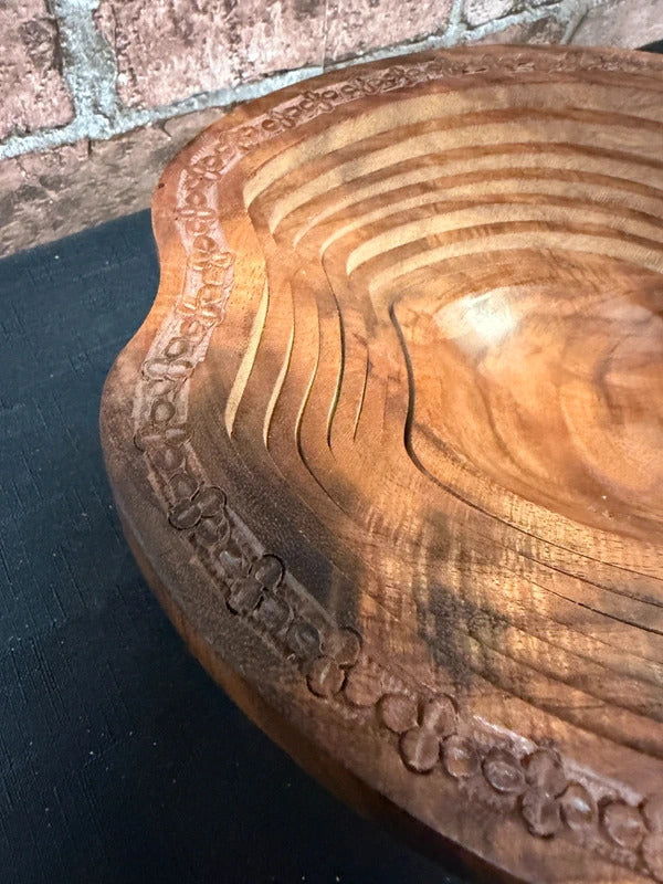 Wooden Apple Bowl