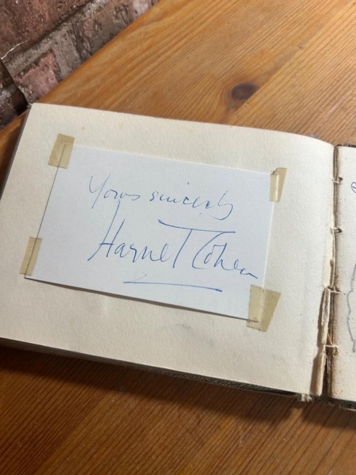Vintage Autograph Book