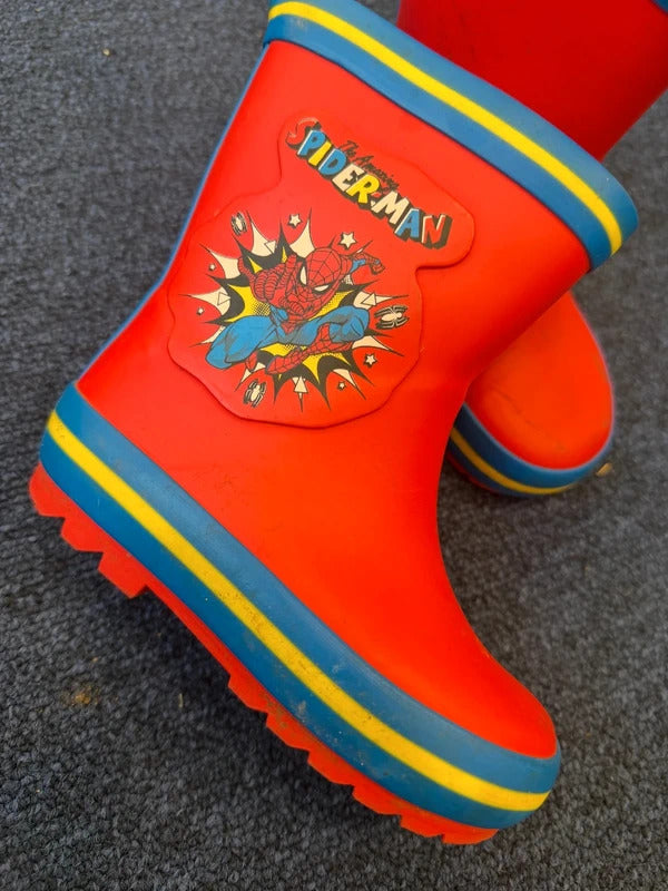 Spiderman M&S Wellies - Size 6 Kids