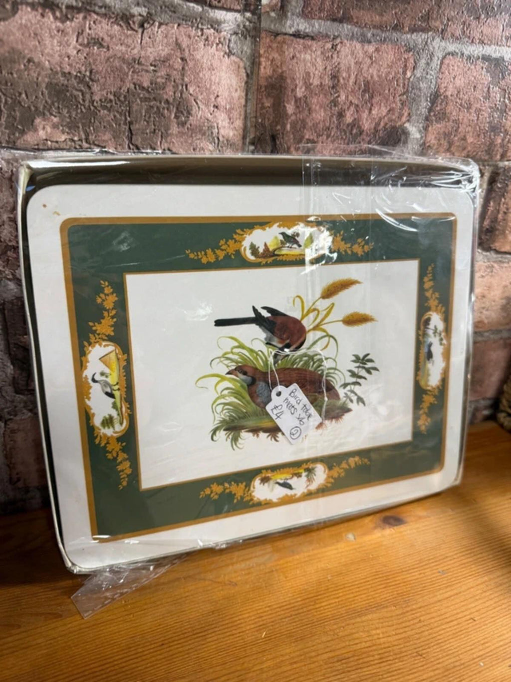 Vintage Bird Placemats x 6