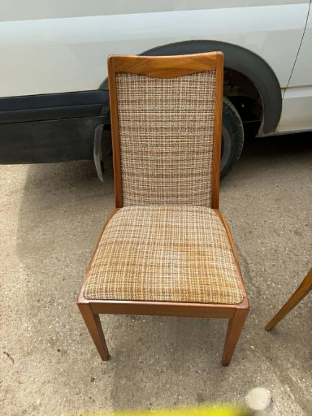 G Plan Fresco Mid Century Teak Extending Dining Table and Six Chairs