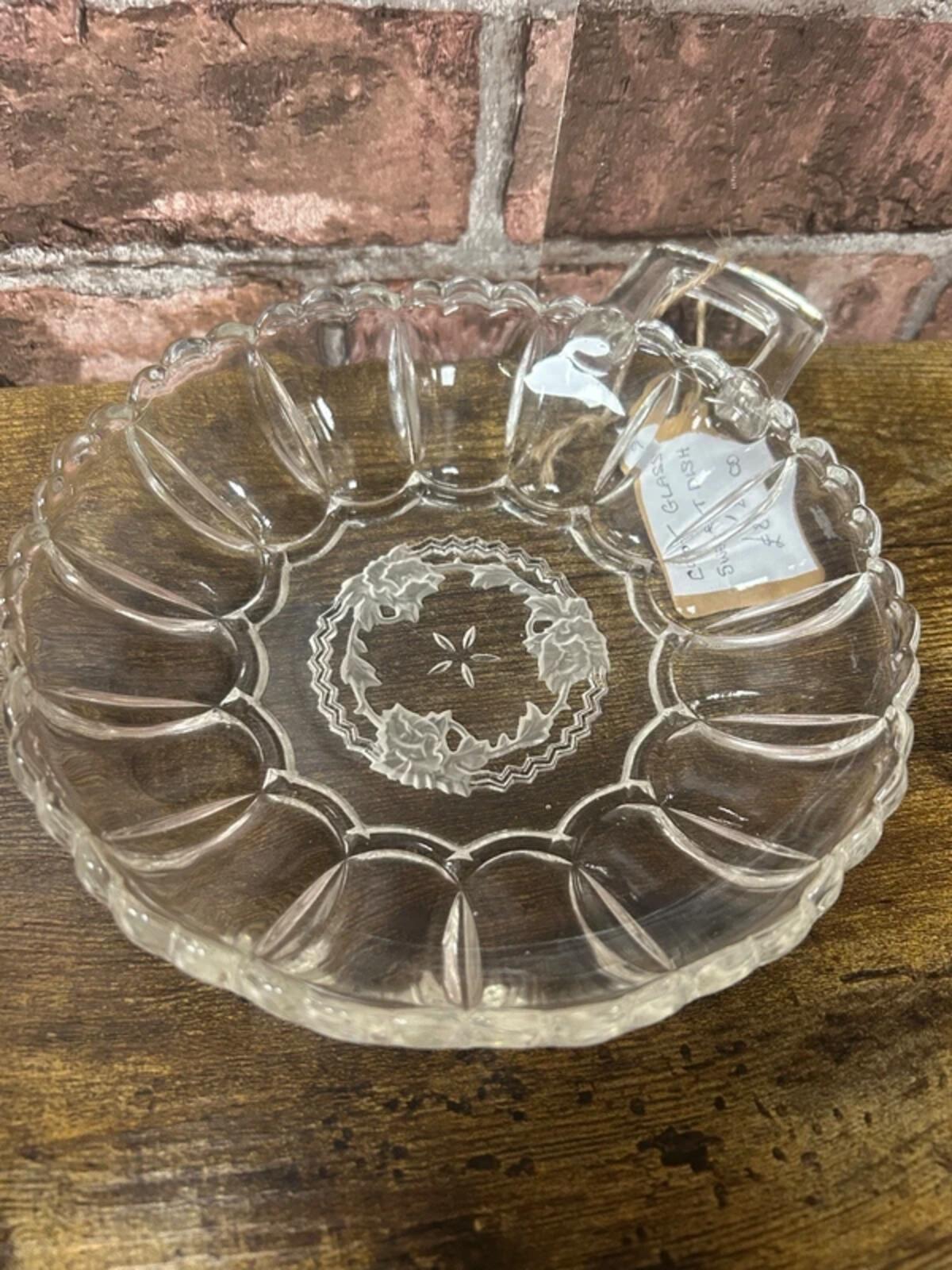 Vintage Cut Glass Sweet Dish