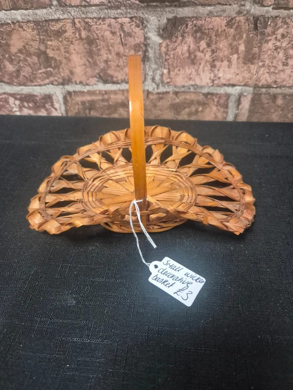 small wicker decorative basket