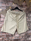 Damart Beige Cotton Shorts - Size 14