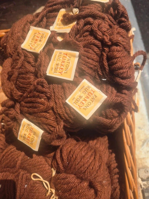 Bundle of Brown Rug Wool