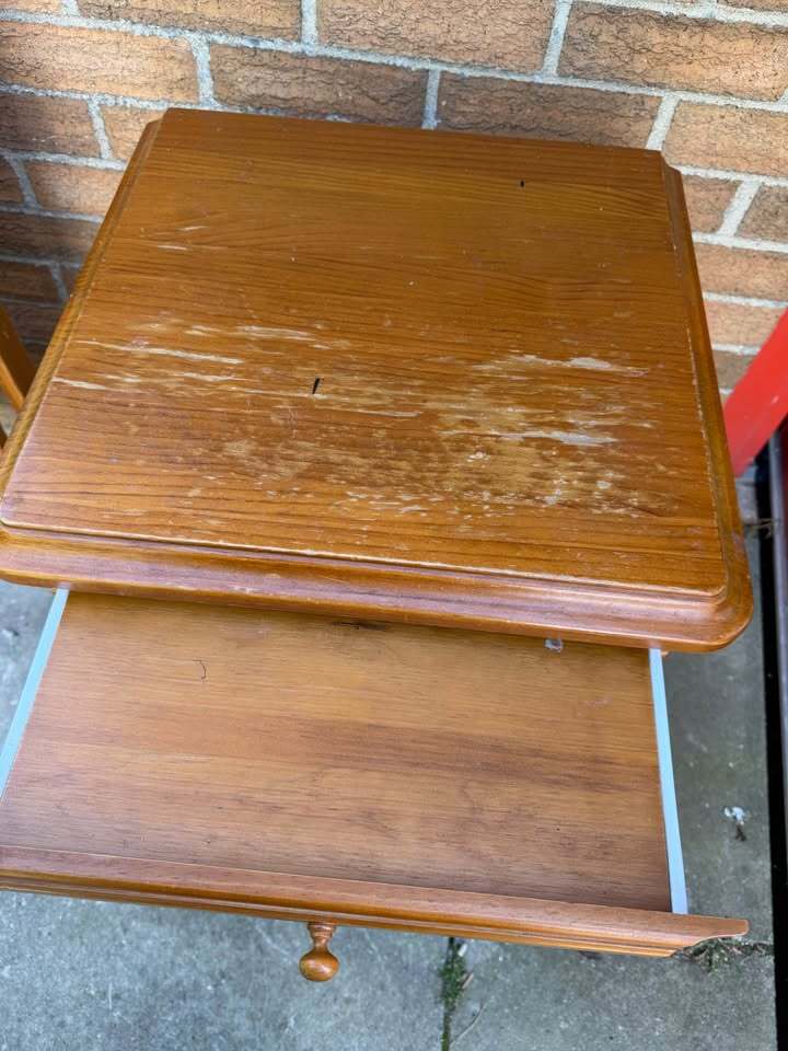 Solid Pine Bedside Cabinet
