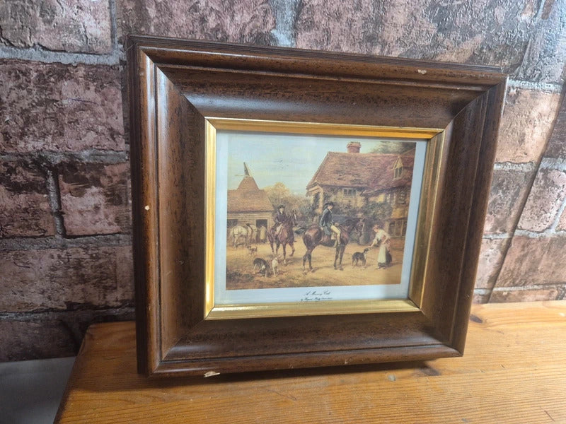 Heywood Hardy print 'A morning call'