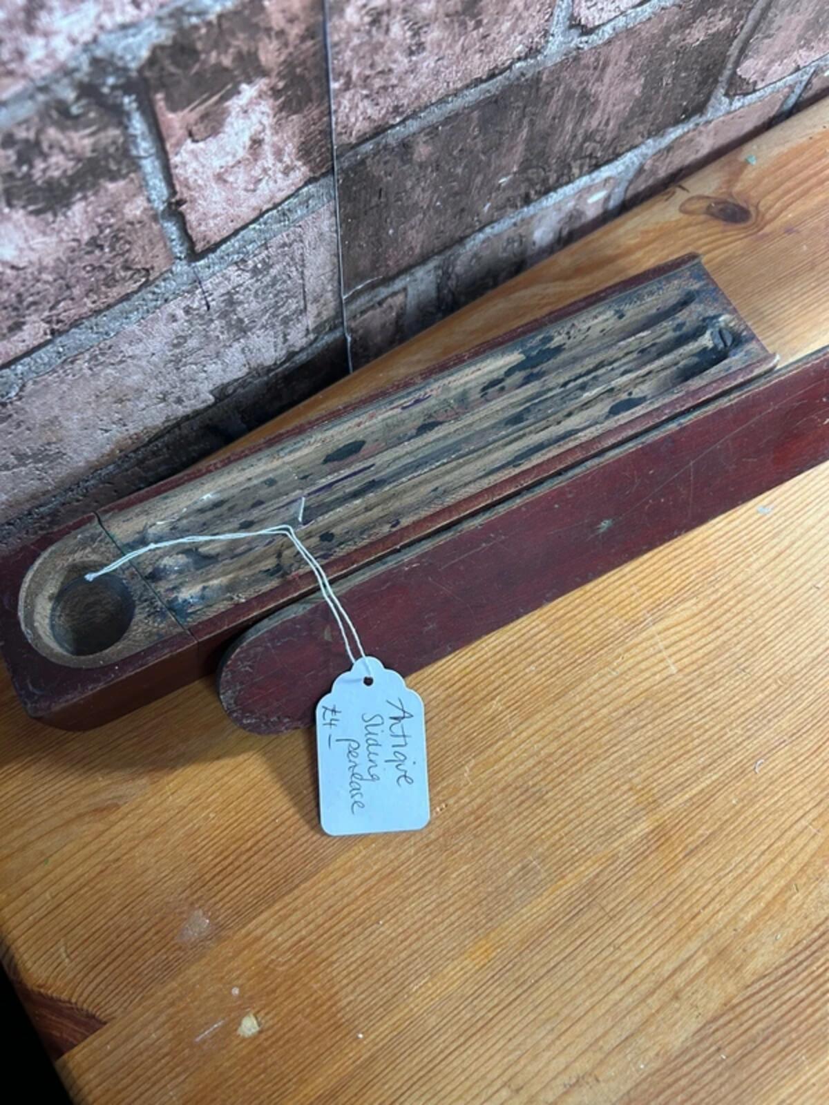 Antique Sliding Pencase