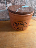 Terracotta Garlic Storage Pot