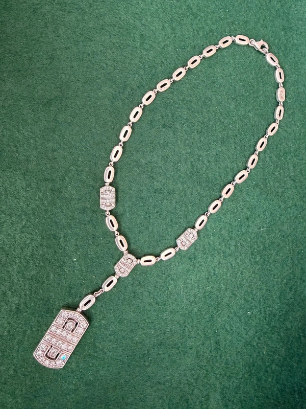 Sterling Silver Ornate Necklace