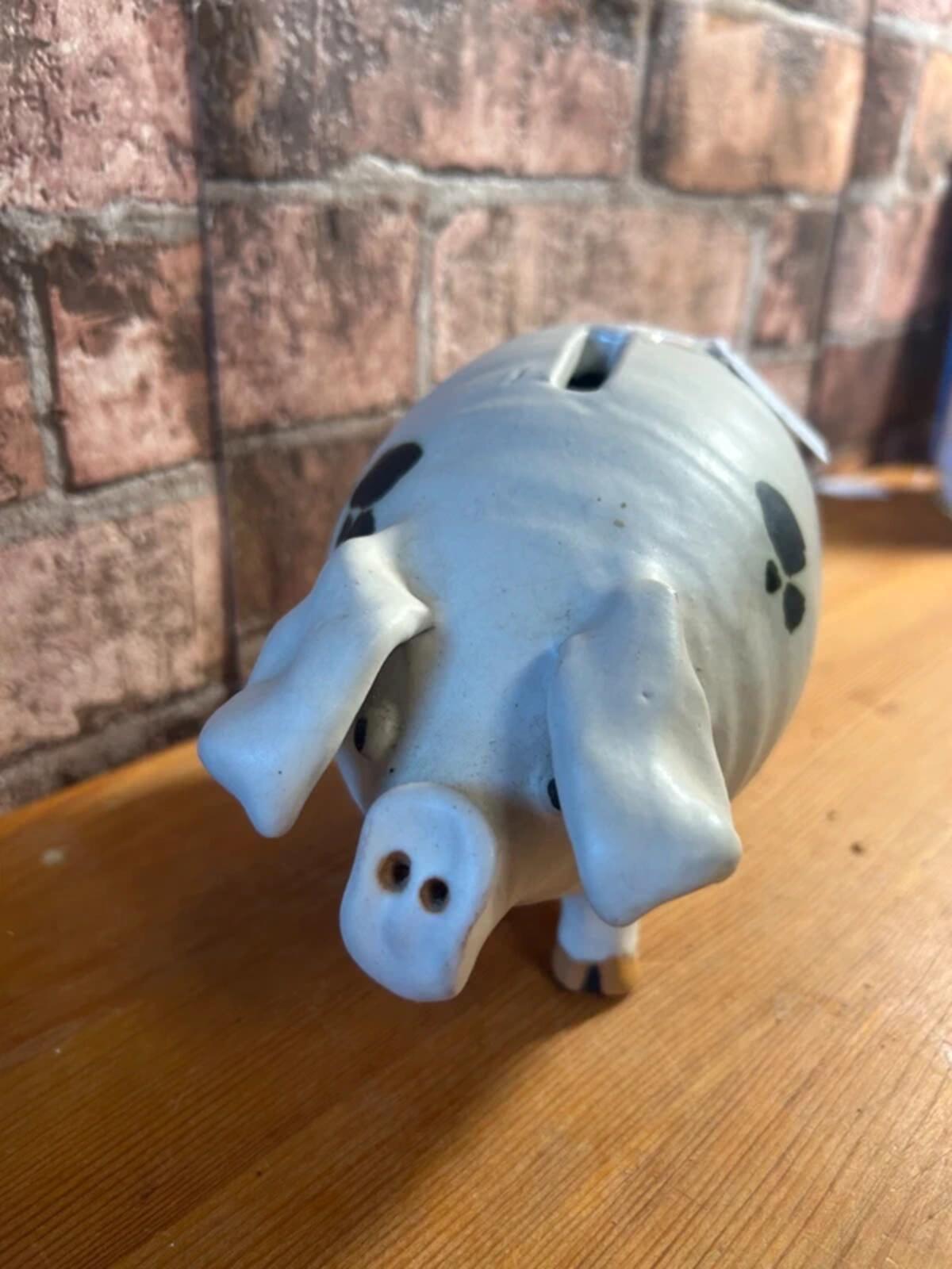 Vintage Pottery The Gloucestershire Old Spot Pit Money Box