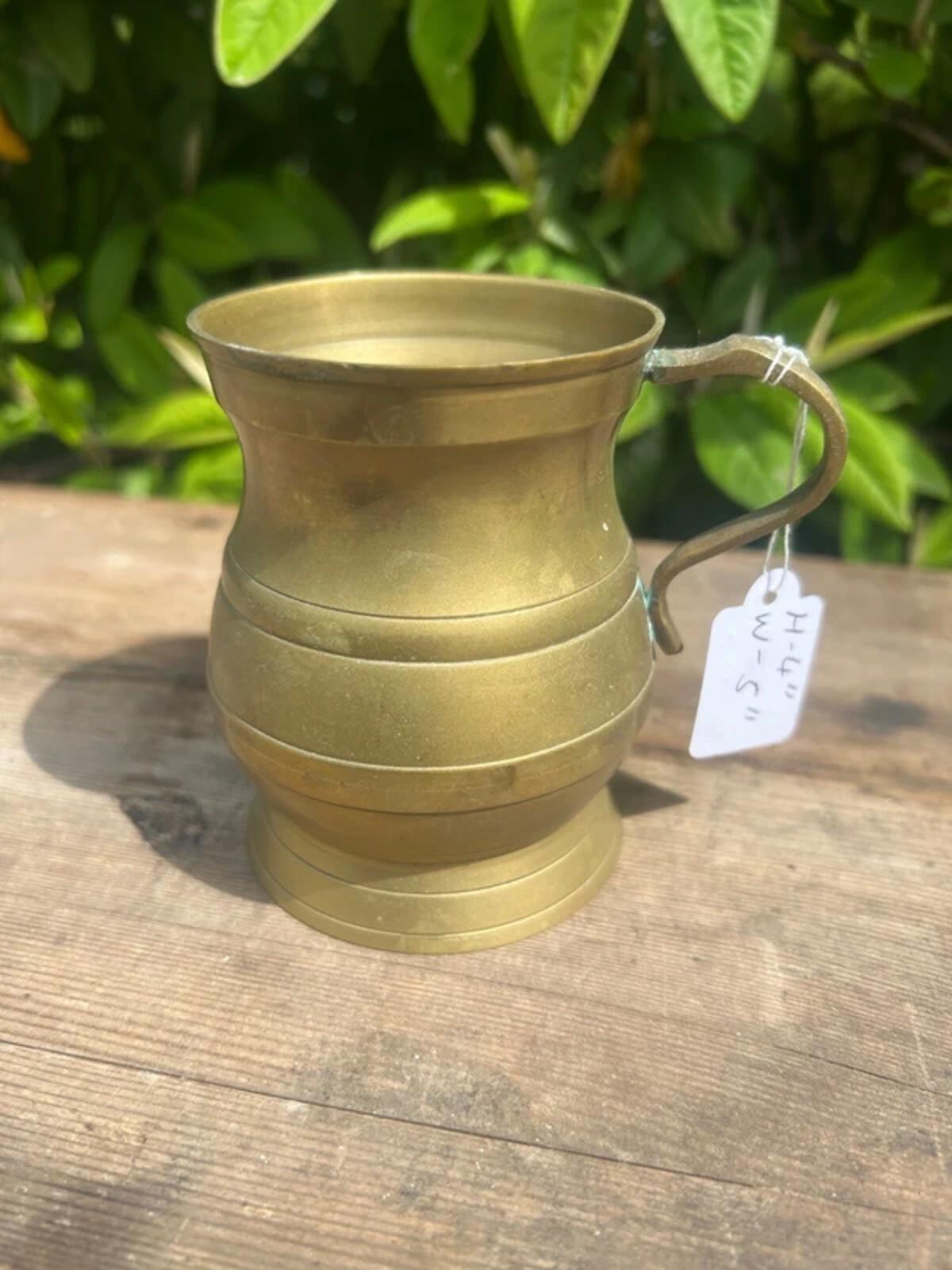 Vintage Brass Tankard