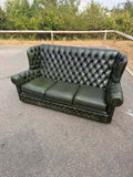 Thomas Lloyd Chesterfield Antique Green Three Seater Sofa