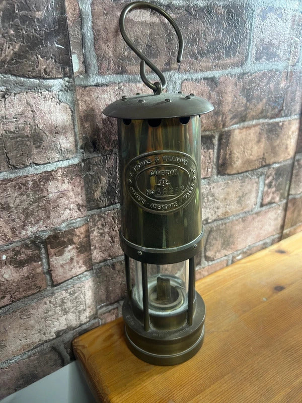 E.Thomas and Williams Cambrian Brass Miners Lamp