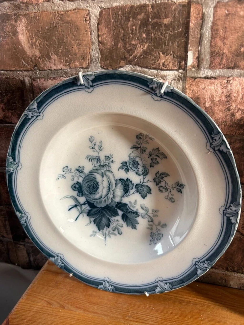 Pair of Antique Alcock Bone China "Flora" Bowls 1830-1859