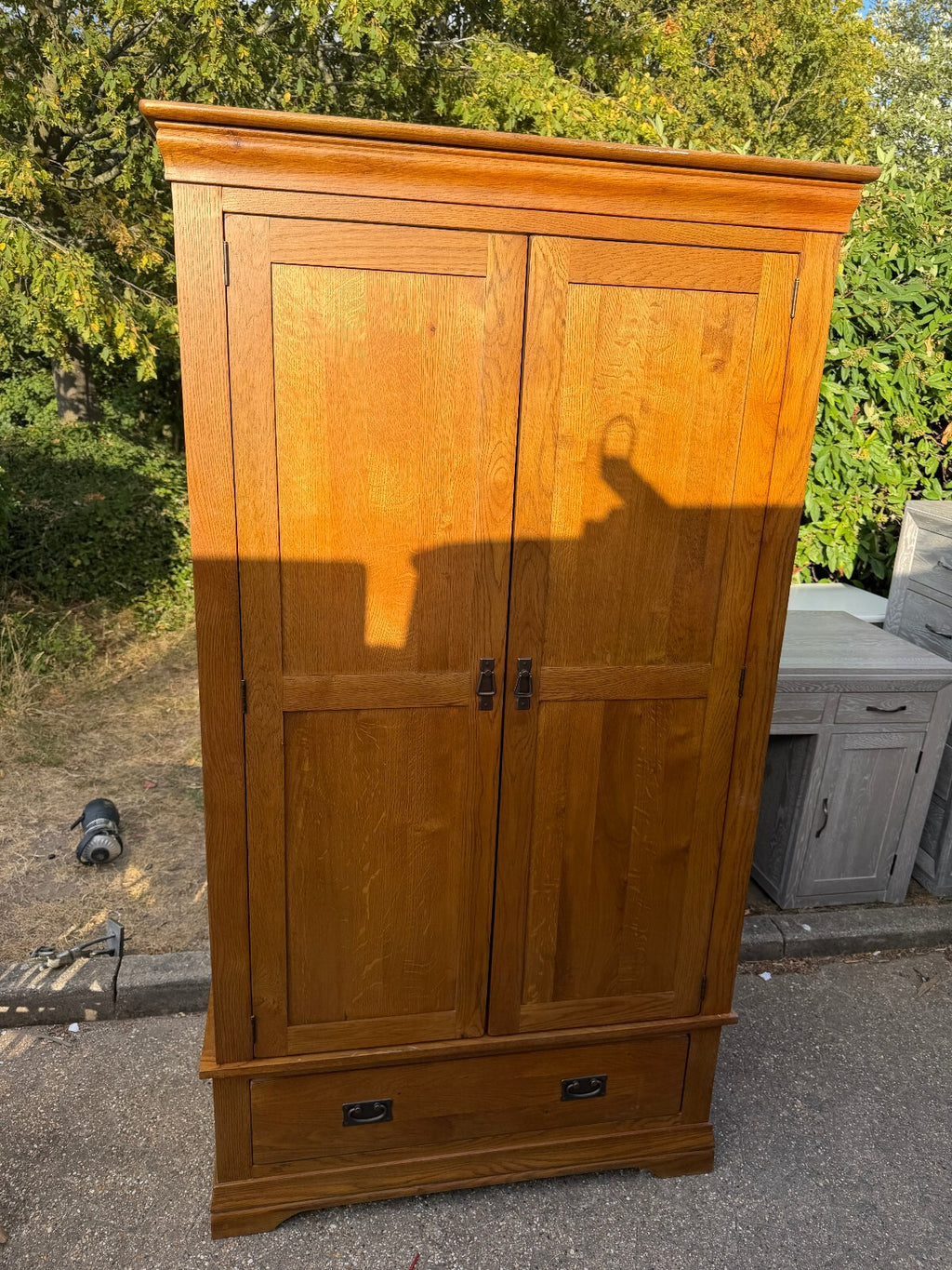 Solid Oak Furnitureland Wardrobe