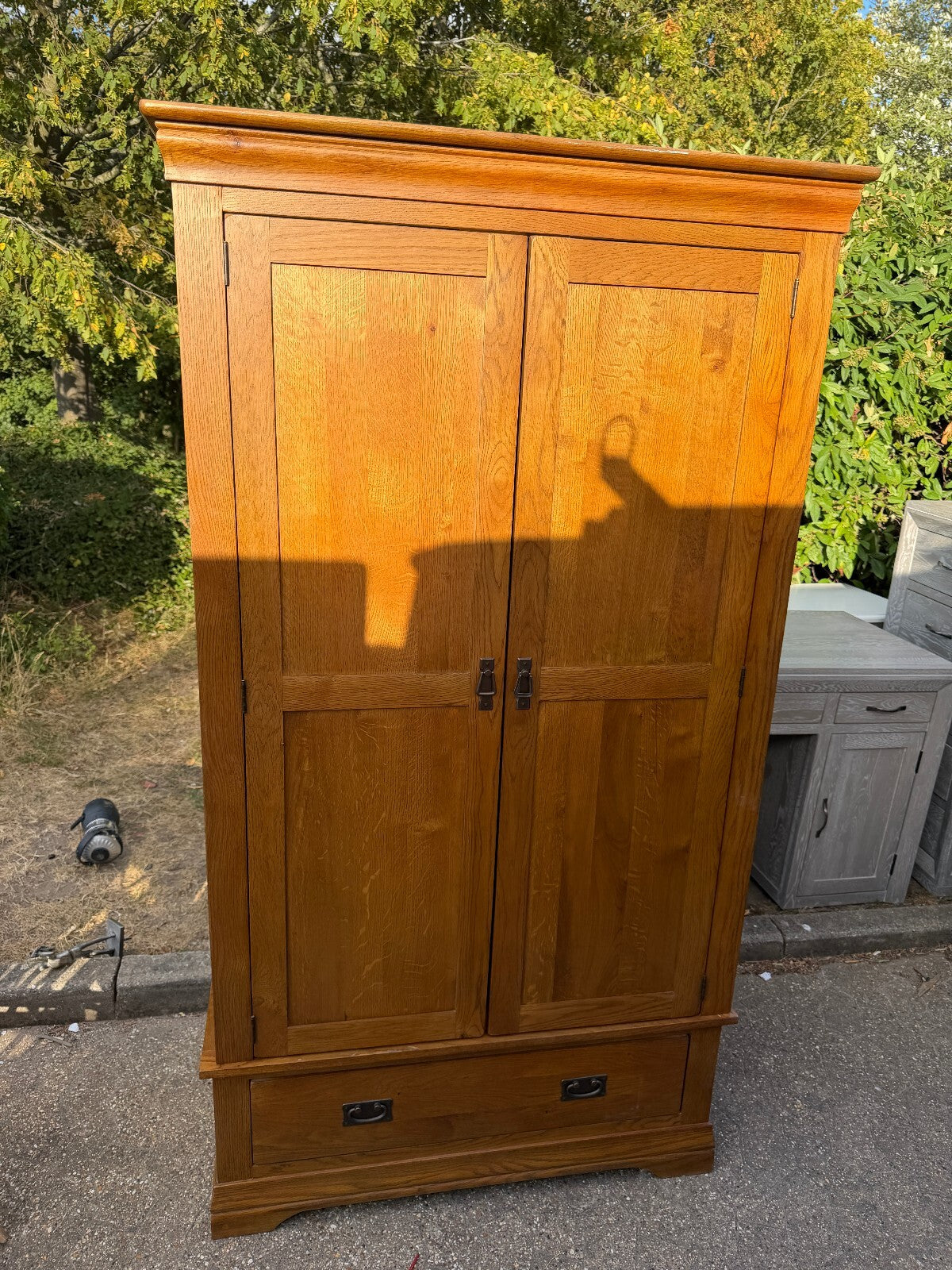 Solid Oak Furnitureland Wardrobe