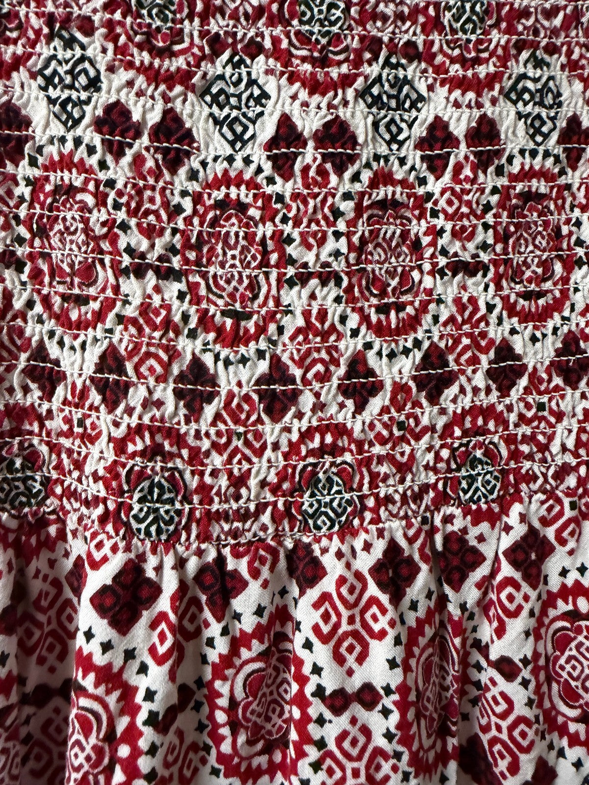 H&M Patterned Strap Top - Size 6
