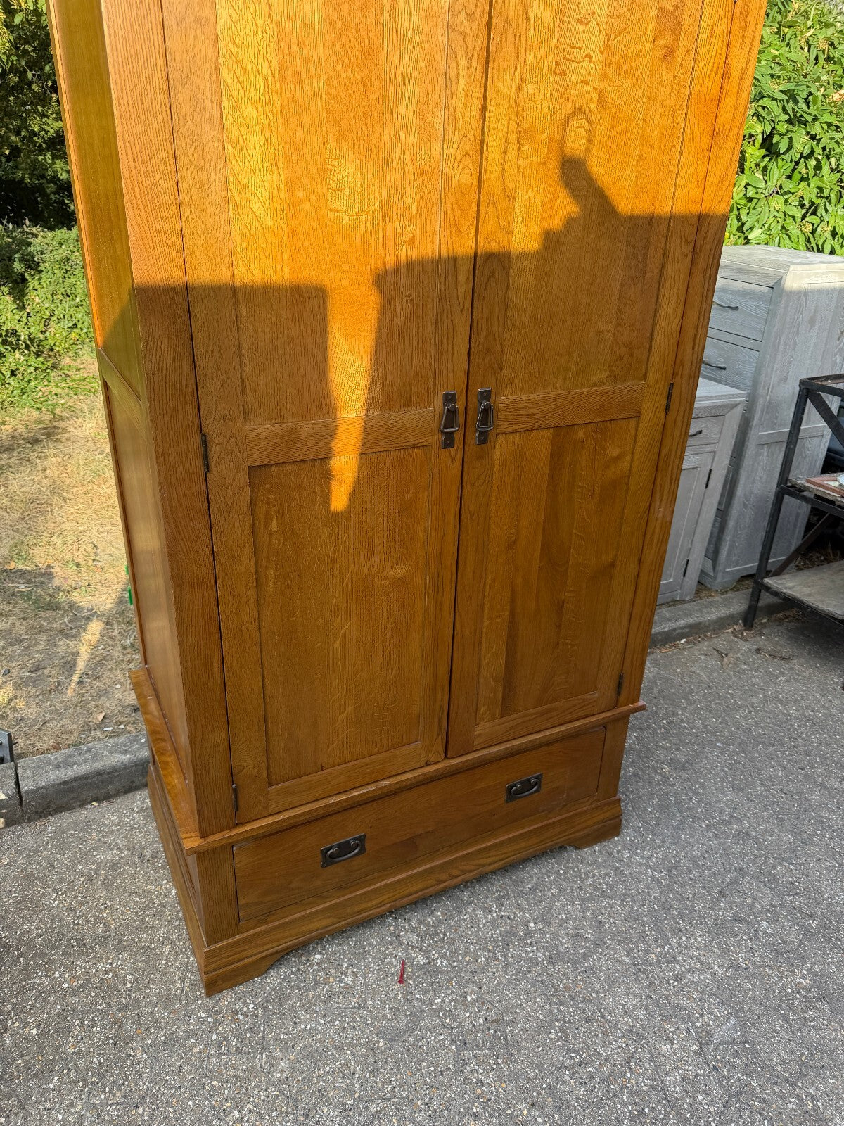 Solid Oak Furnitureland Wardrobe