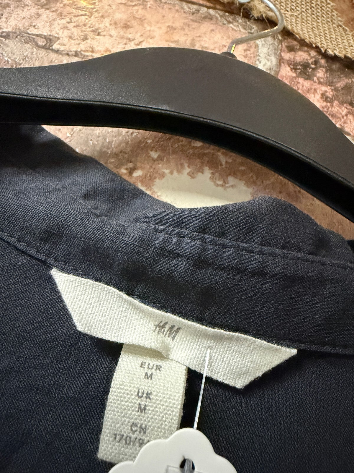 H&M Navy Blouse - Size 10