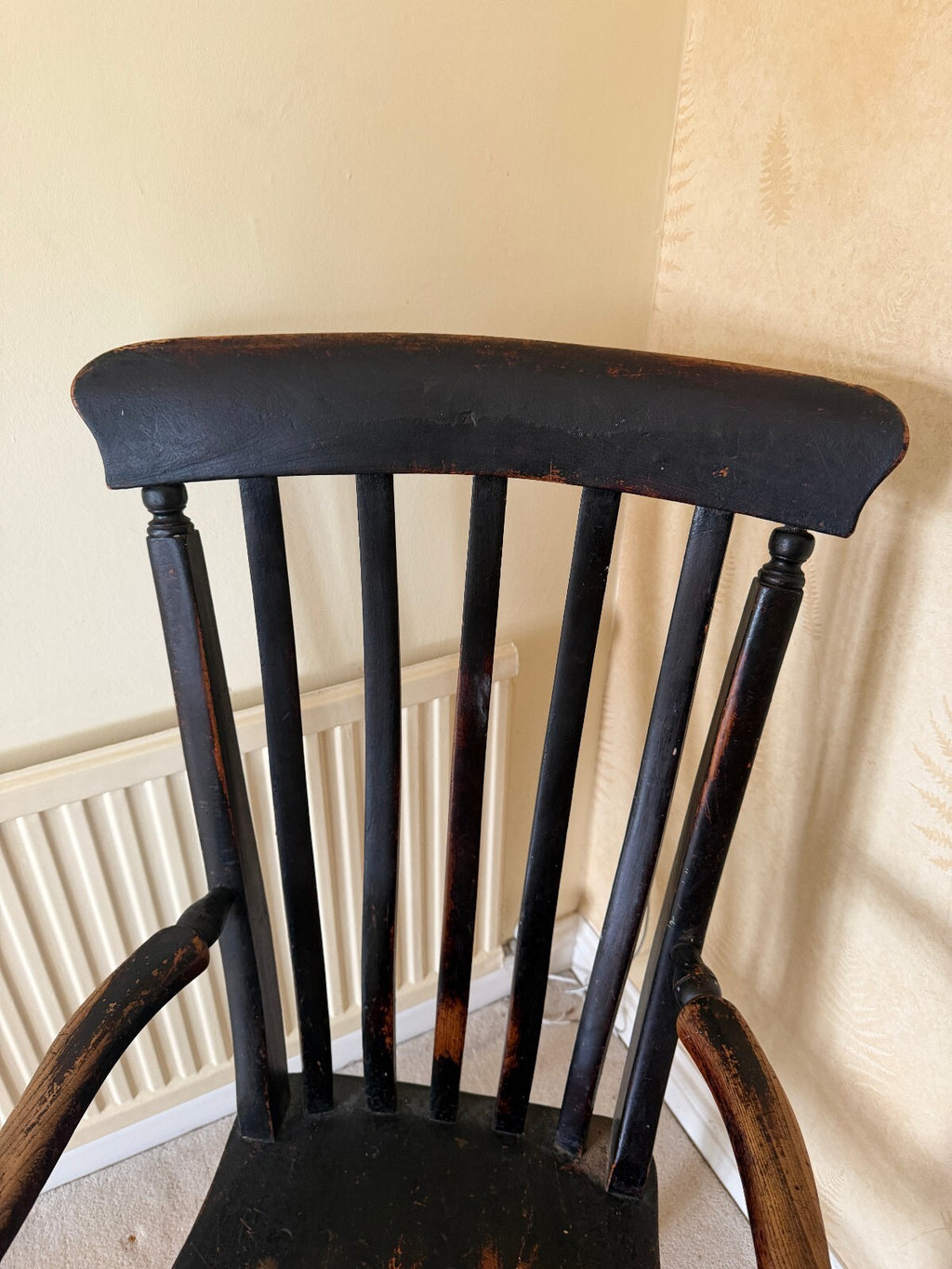 Antique Grandfather Windsor Carver Chair