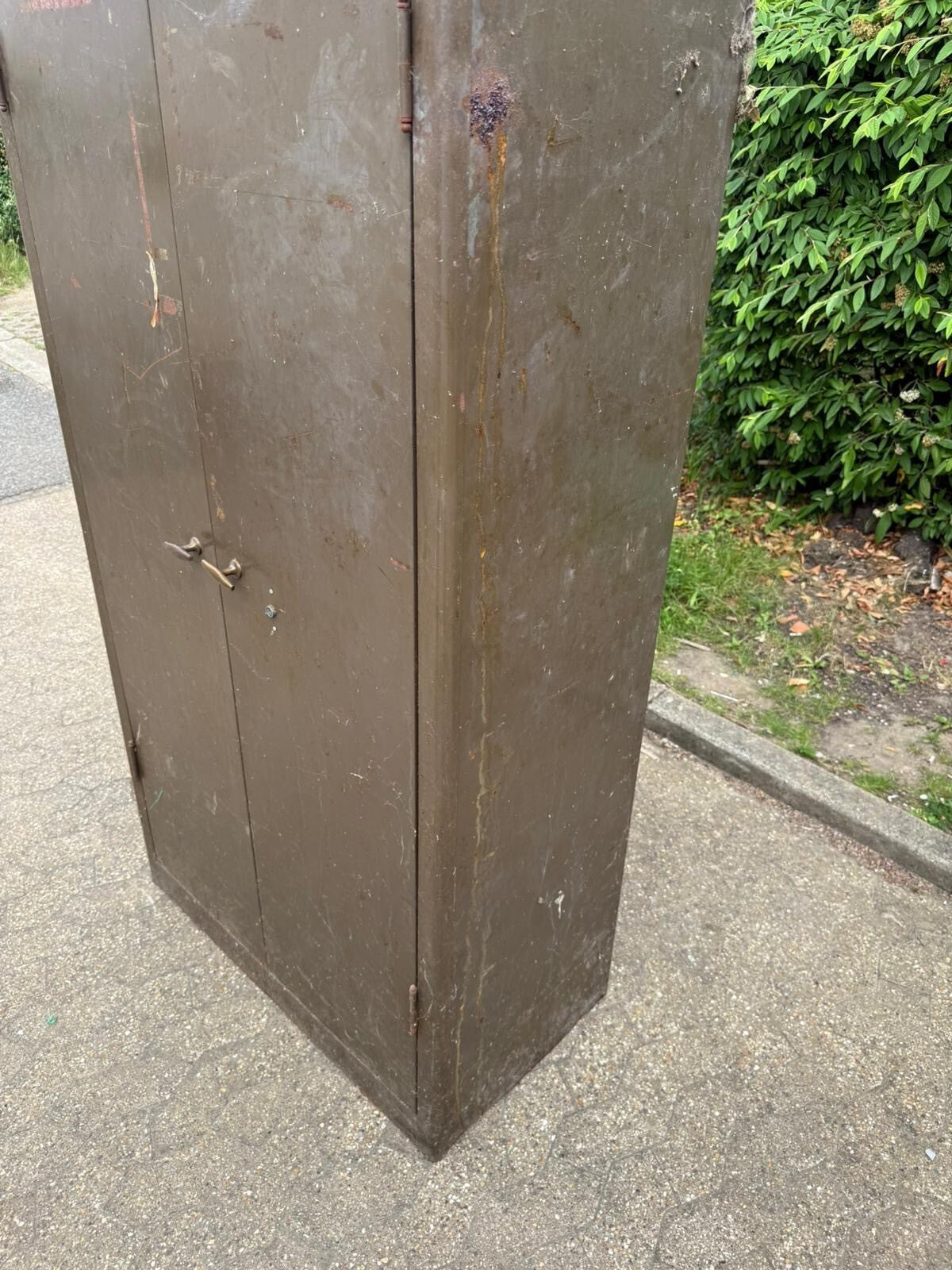 Triumph Vintage Industrial Metal Shelving Cabinet