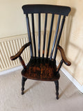 Antique Grandfather Windsor Carver Chair