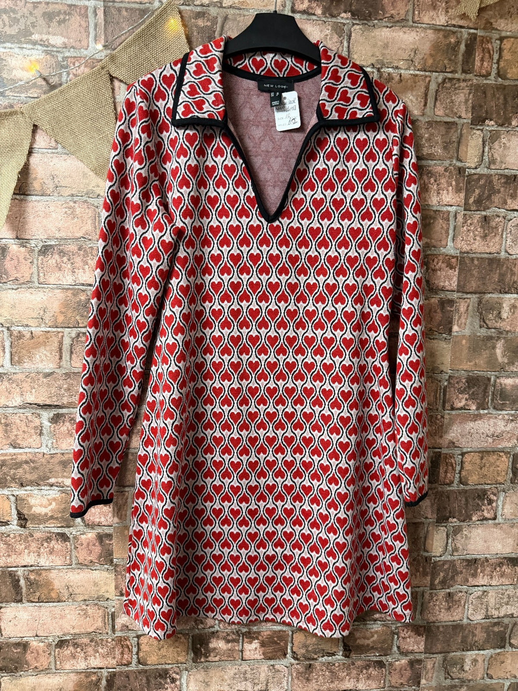 New Look Heart Dress - Size 10