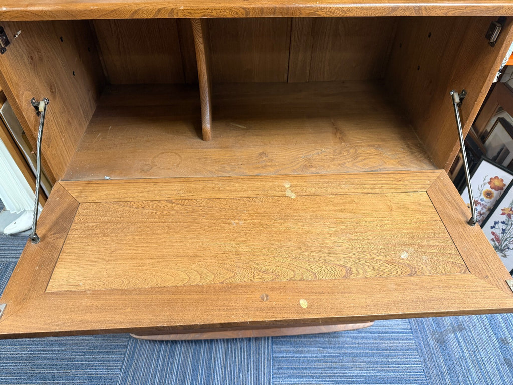 Ercol Windsor Blonde Bureau/ Drinks Cabinet/Cupboard