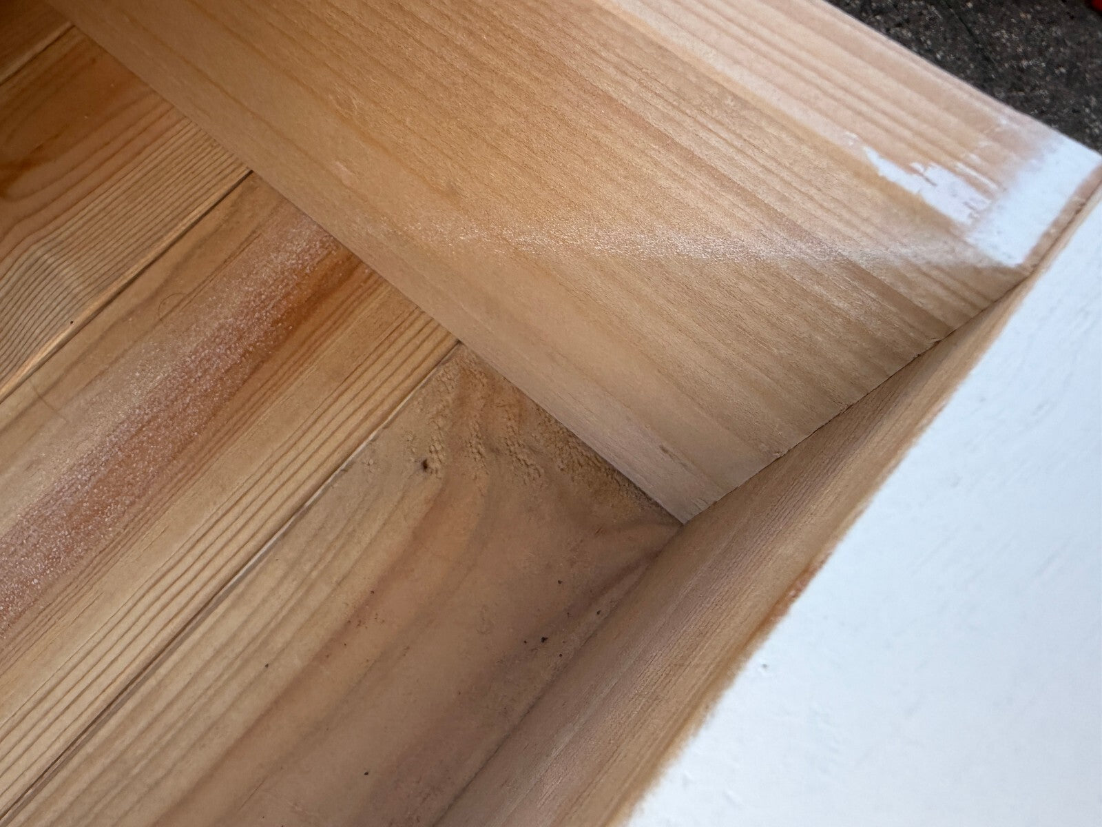 Solid Pine White Large Chest of Drawers/ Sideboard