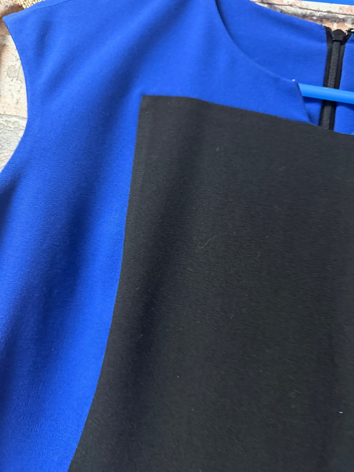 Calvin Klein Black and Blue Dress - Size 10