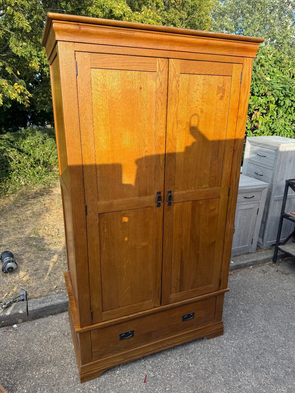 Solid Oak Furnitureland Wardrobe