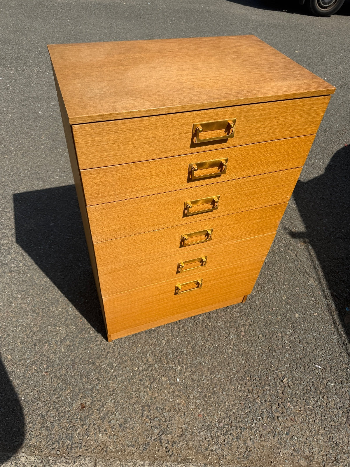 Mid Century Teak Chest of Drawers