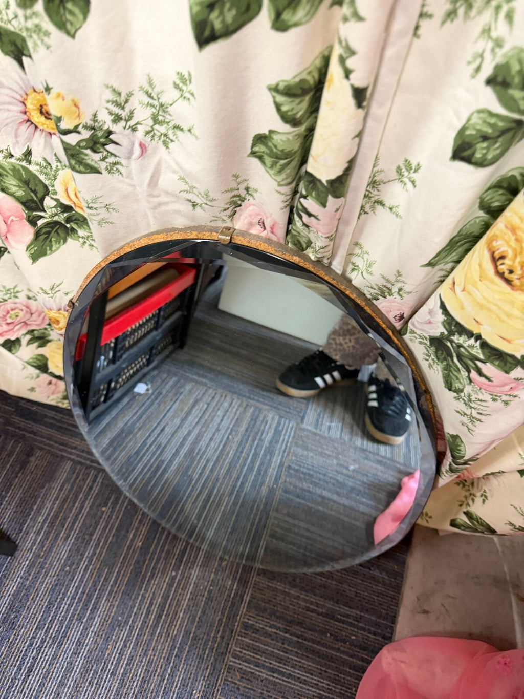 Vintage Round Mirror