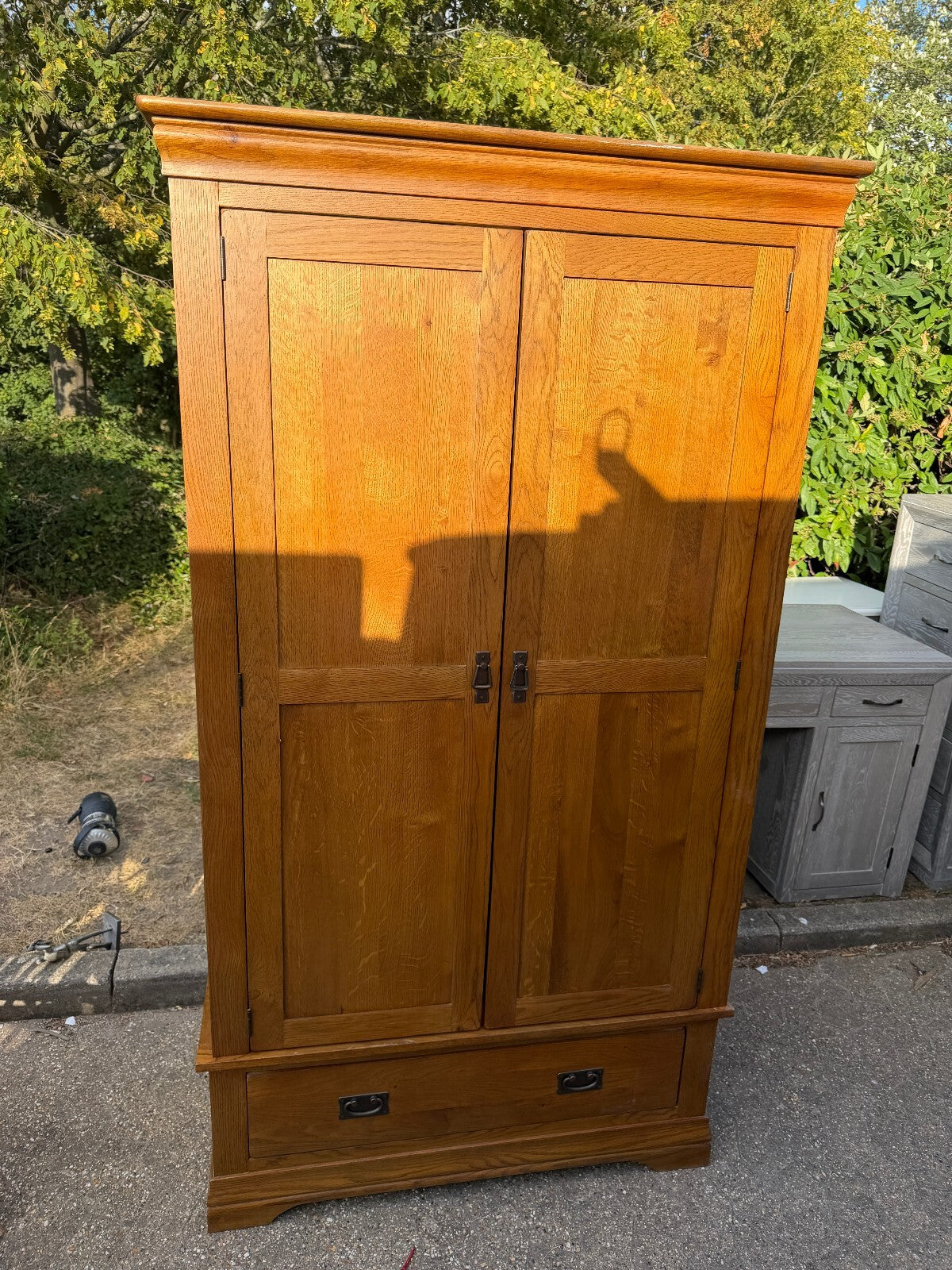 Solid Oak Furnitureland Wardrobe