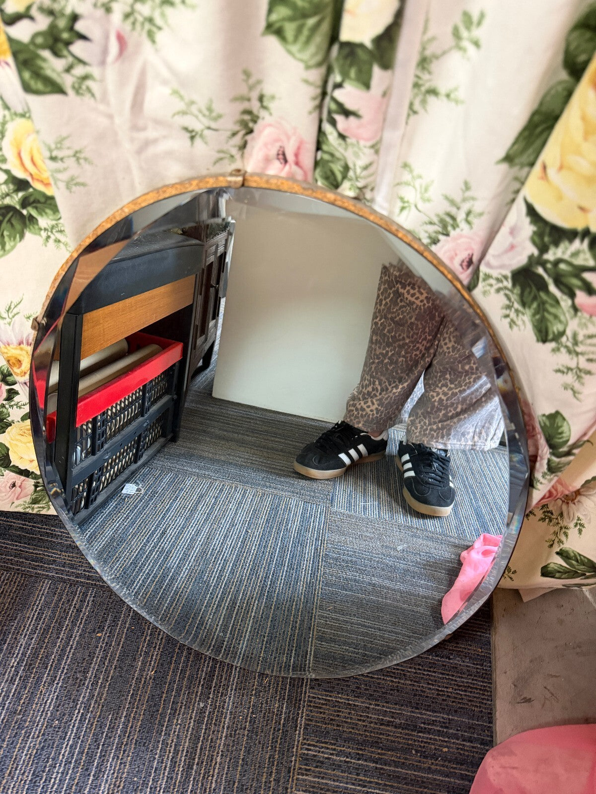 Vintage Round Mirror
