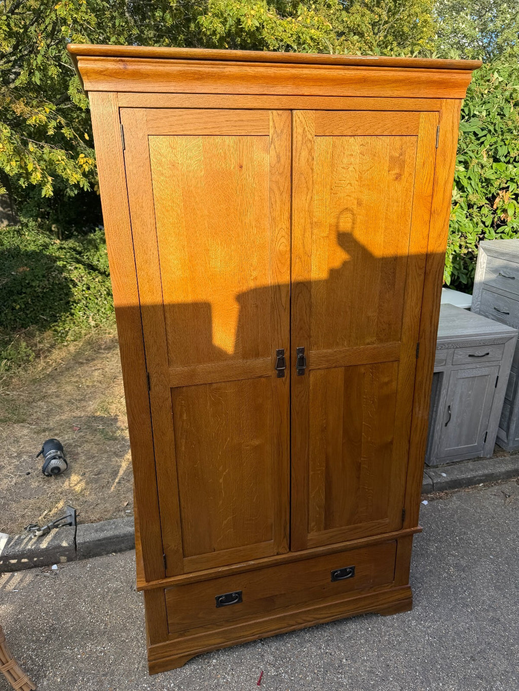Solid Oak Furnitureland Wardrobe
