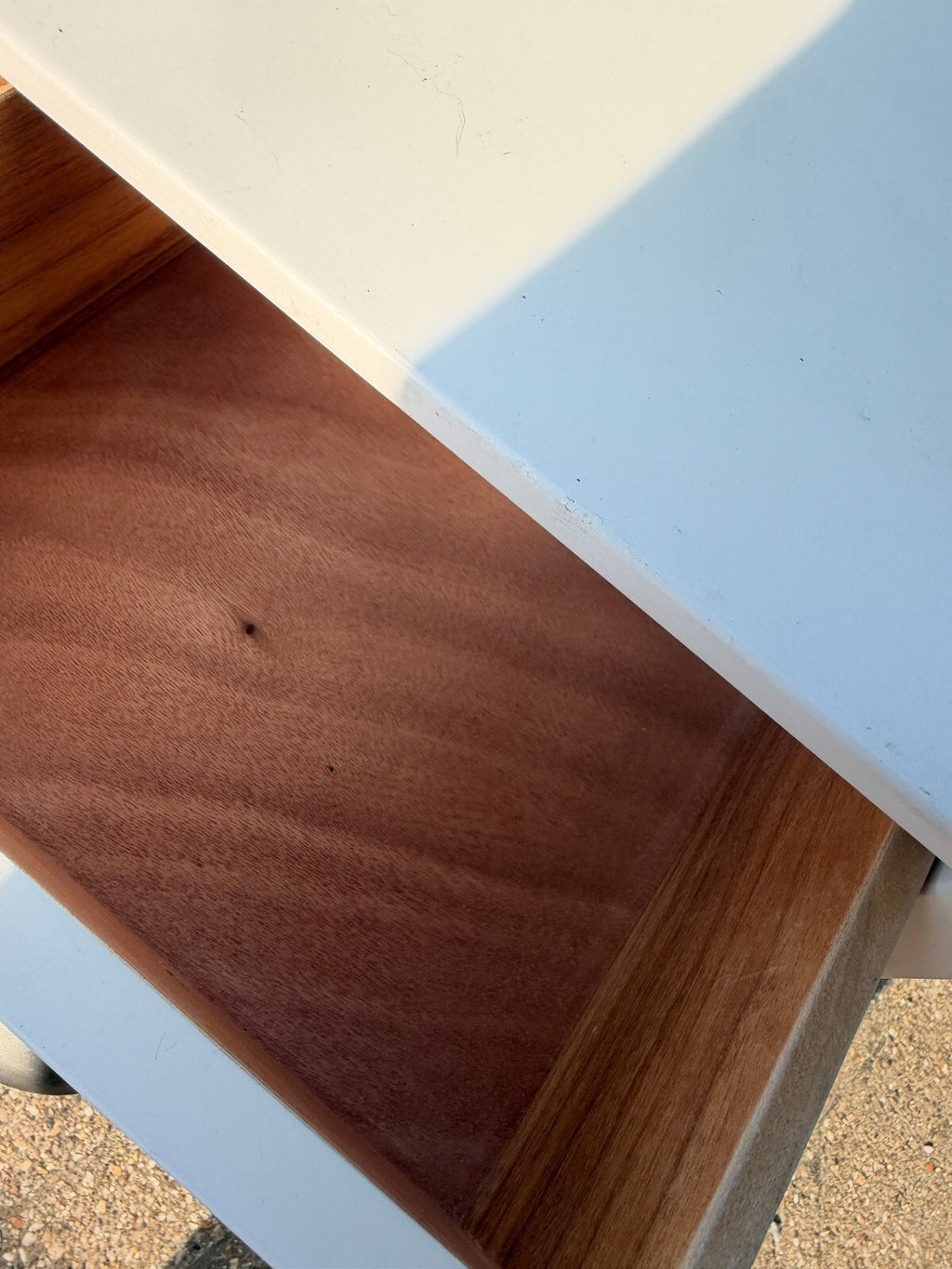 John Lewis Off White Wooden Bedside Cabinets