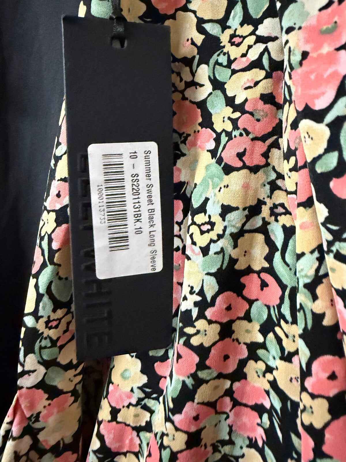 Elli White Floral Dress - Size 10