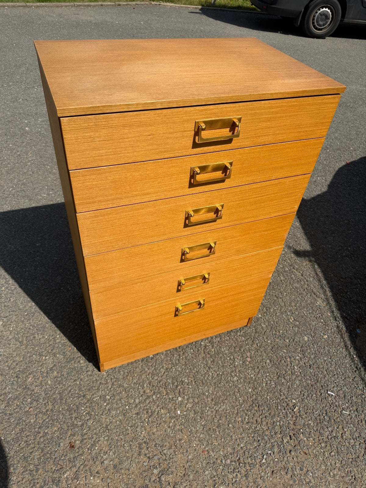 Mid Century Teak Chest of Drawers