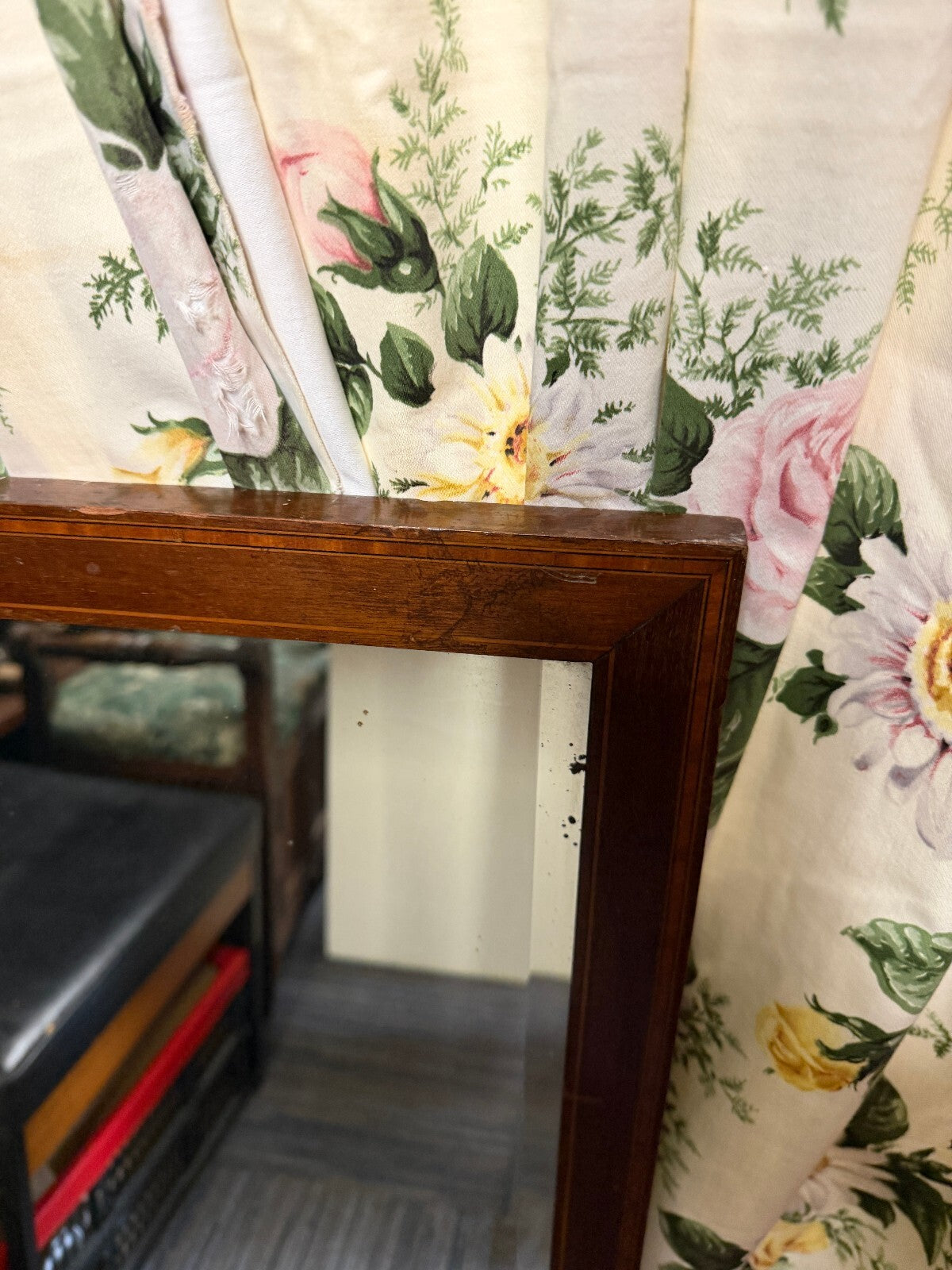 Solid Wood Large Mirror
