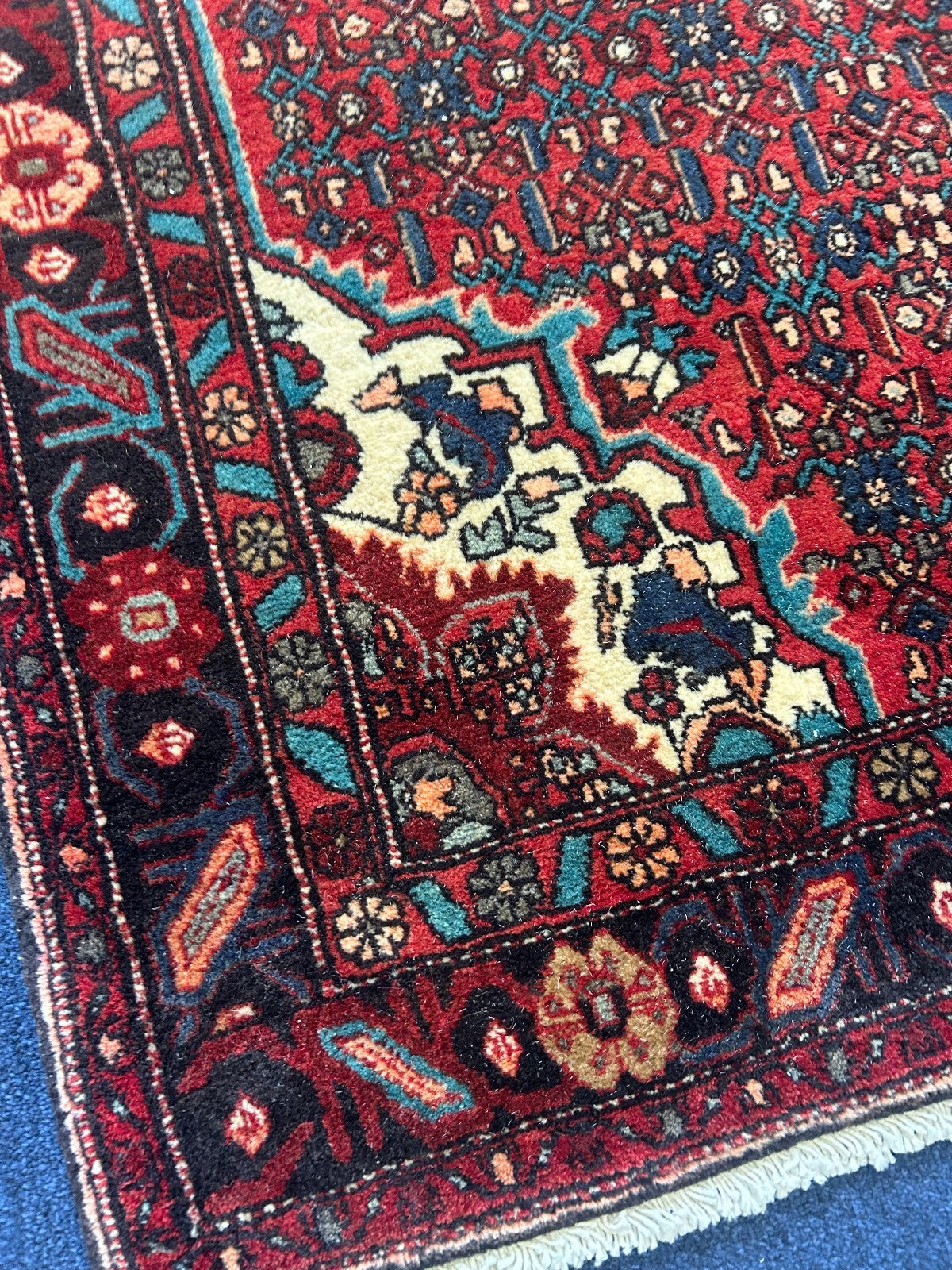 Persian Burgundy Patterned Rug