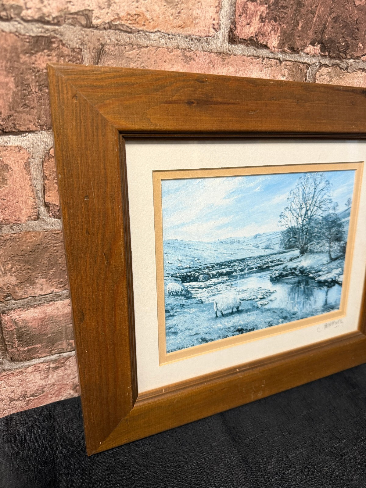 Martin Fretwell Vintage Framed and Signed Print