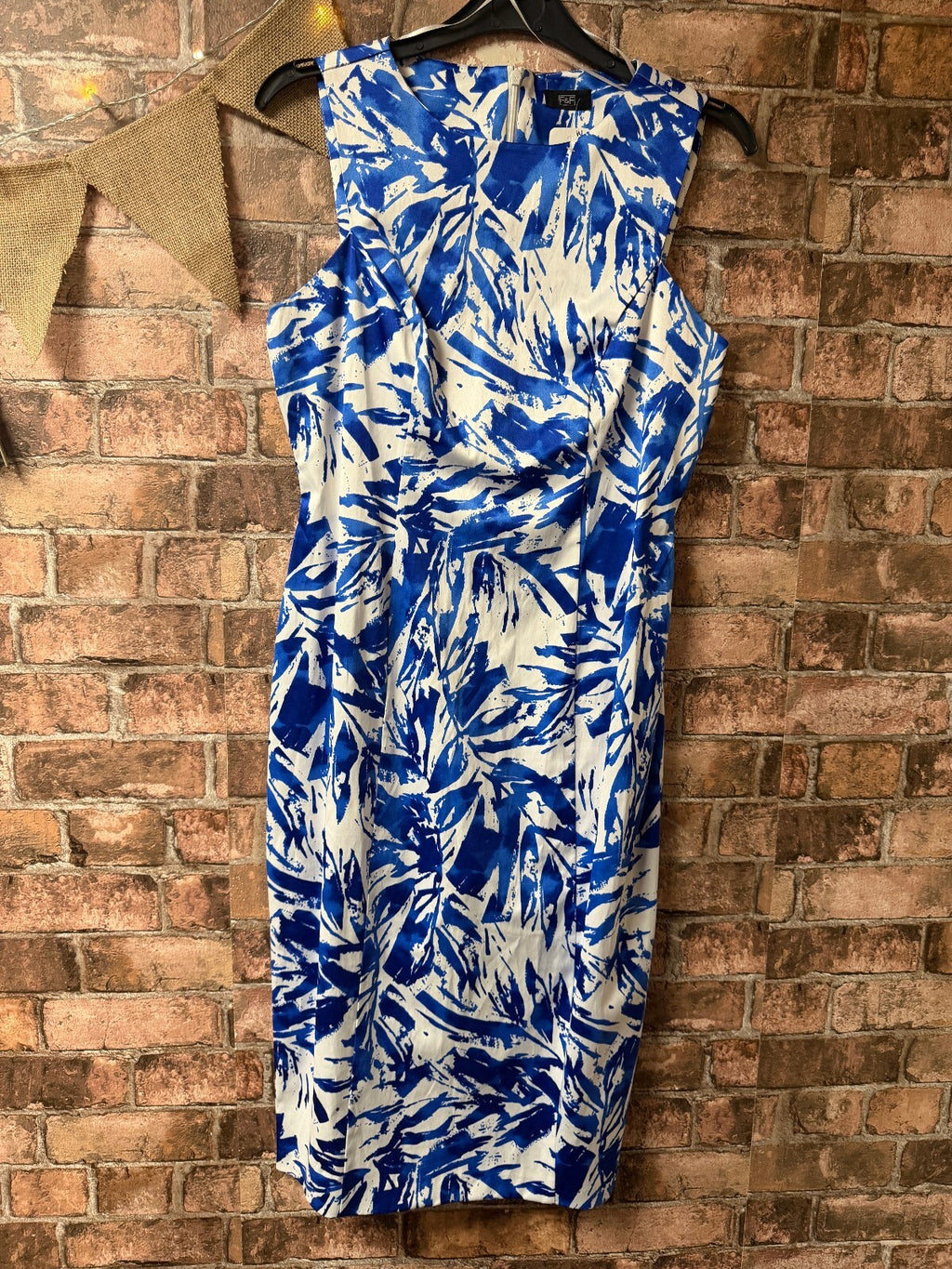 F&F Blue and White Dress - Size 10