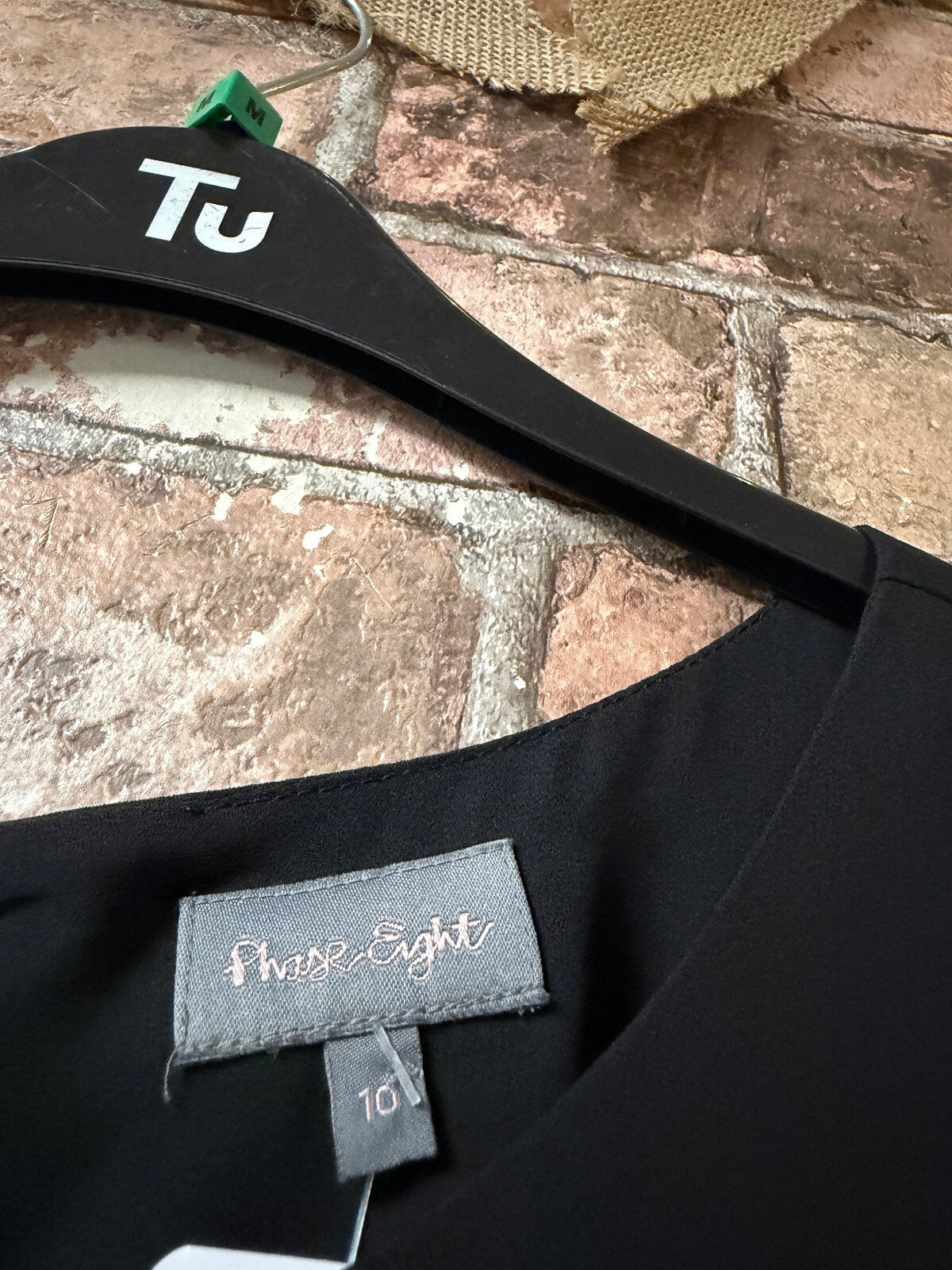 Phase Eight Black Top - Size 10