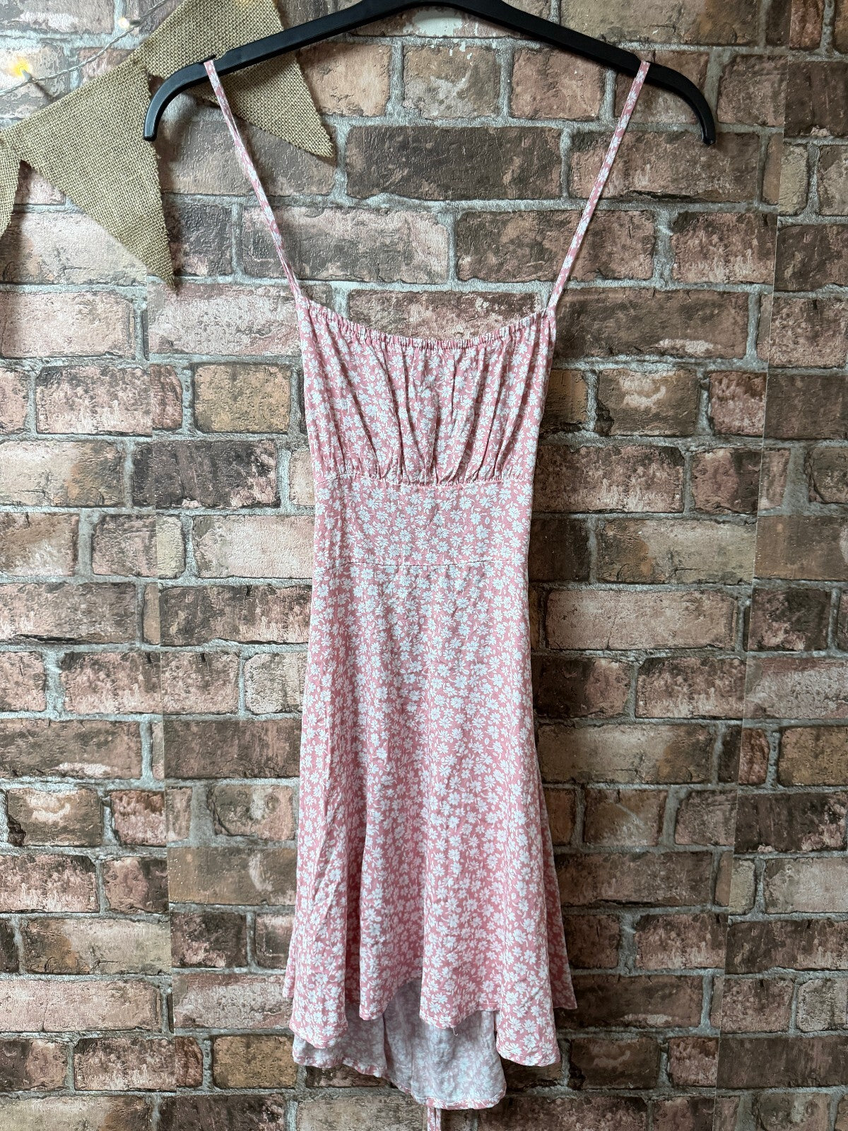 Shein Pink Floral Dress - Size 6