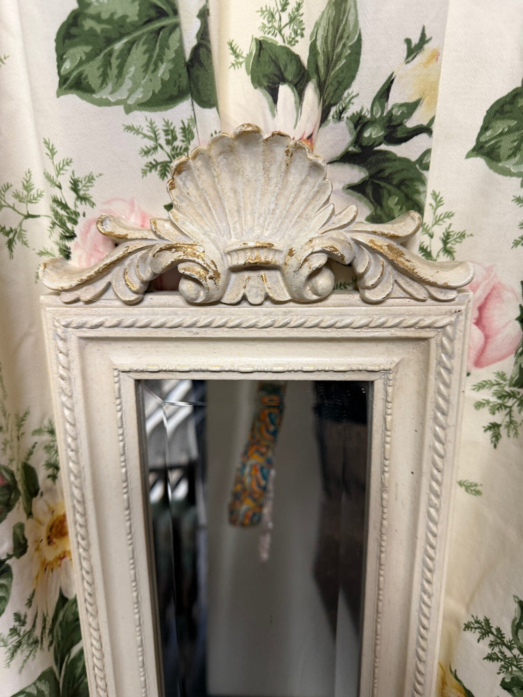 Cream Slimline Shabby Chic Mirror
