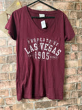 Camp David Cotton Burgundy T Shirt - Size 10